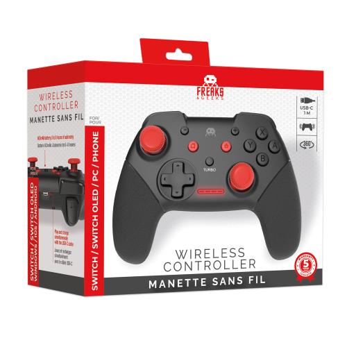 Harry Potter - Manette Switch RGB Sans Fil Câble 1M - Translucide