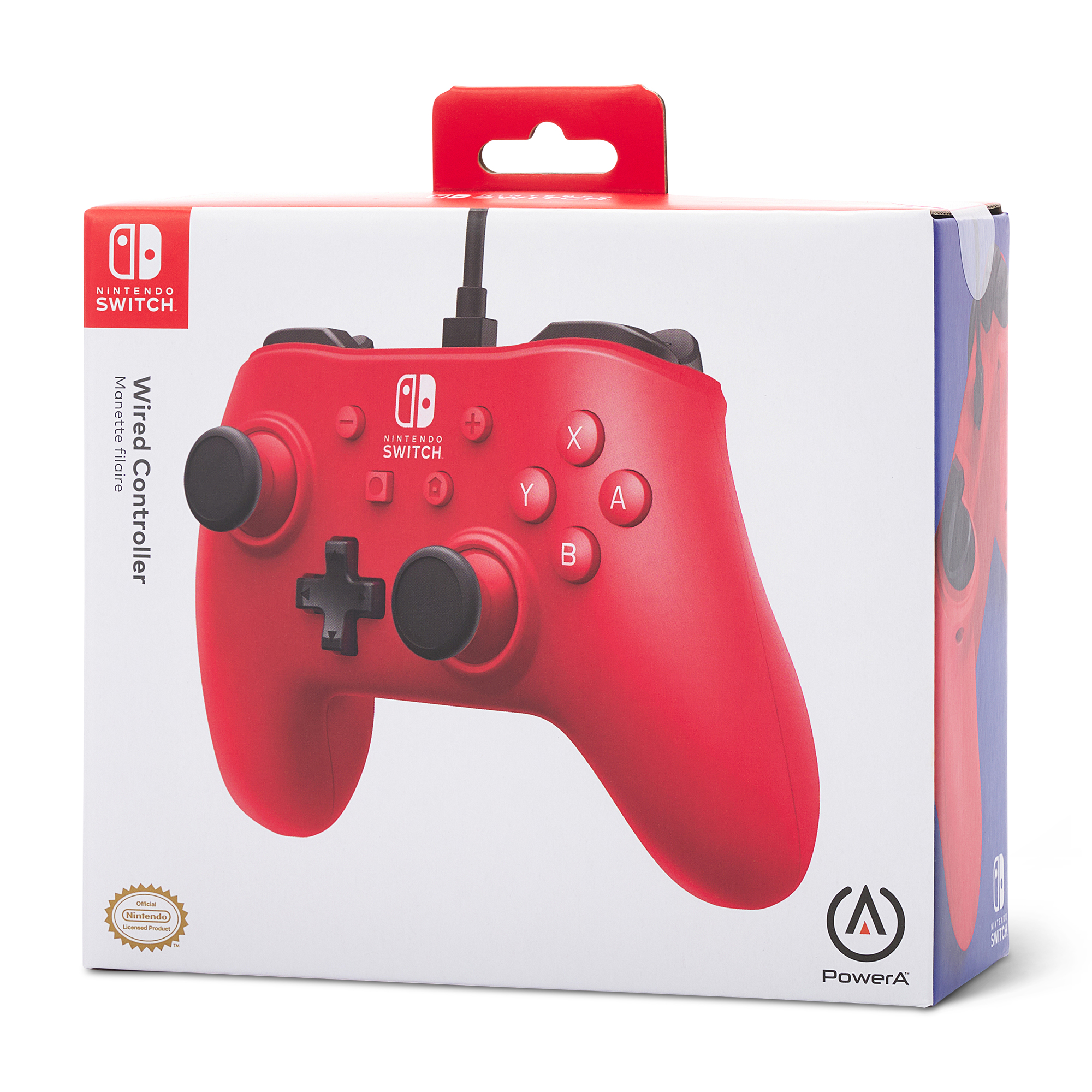 thumbnail secondaire #6 pour  Switch - Manette Filaire Pour Nintendo - Raspberry Red