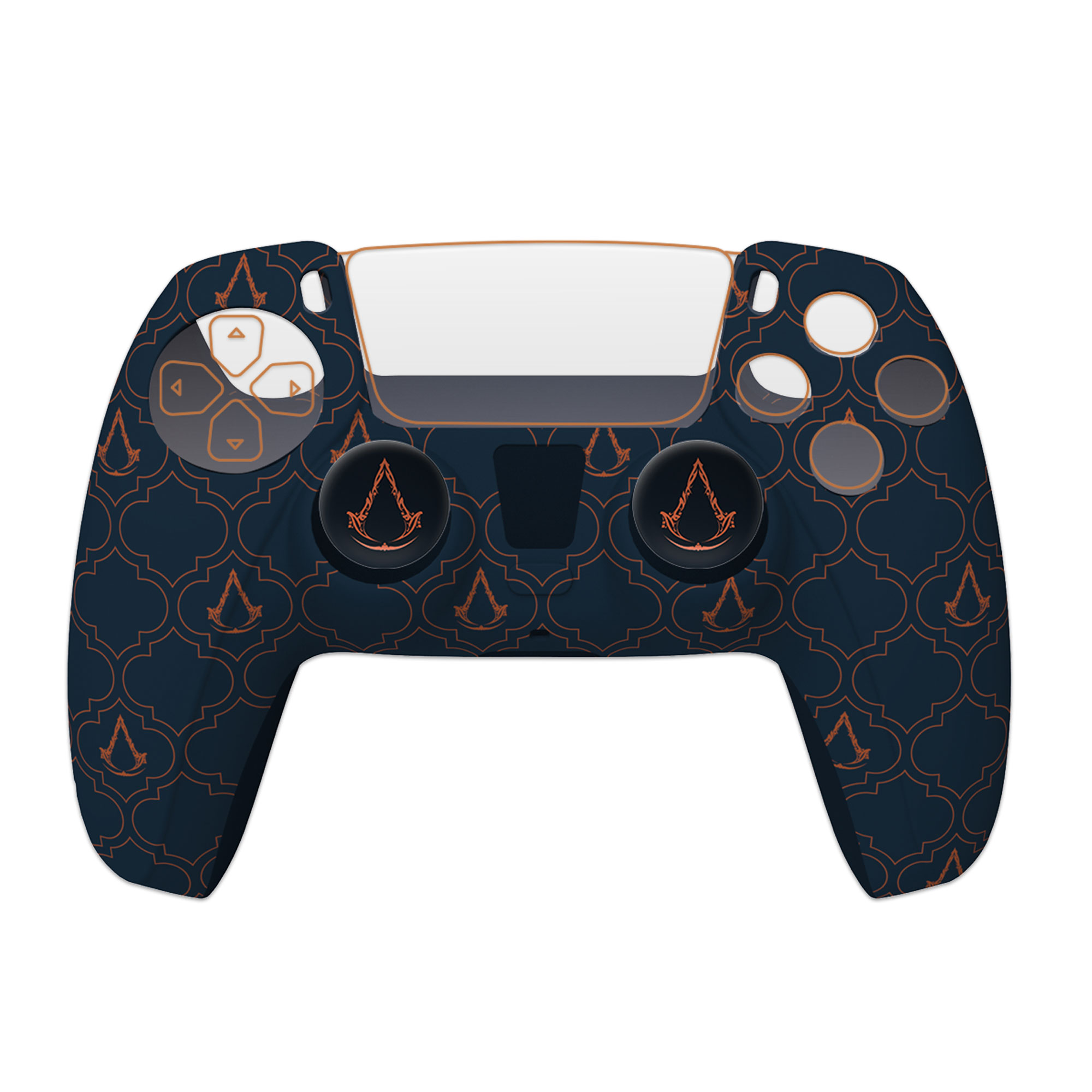 image principale pour Assassin's Creed Mirage - Coque Silicone + grips pour Manette PS5 - Bleu Logo