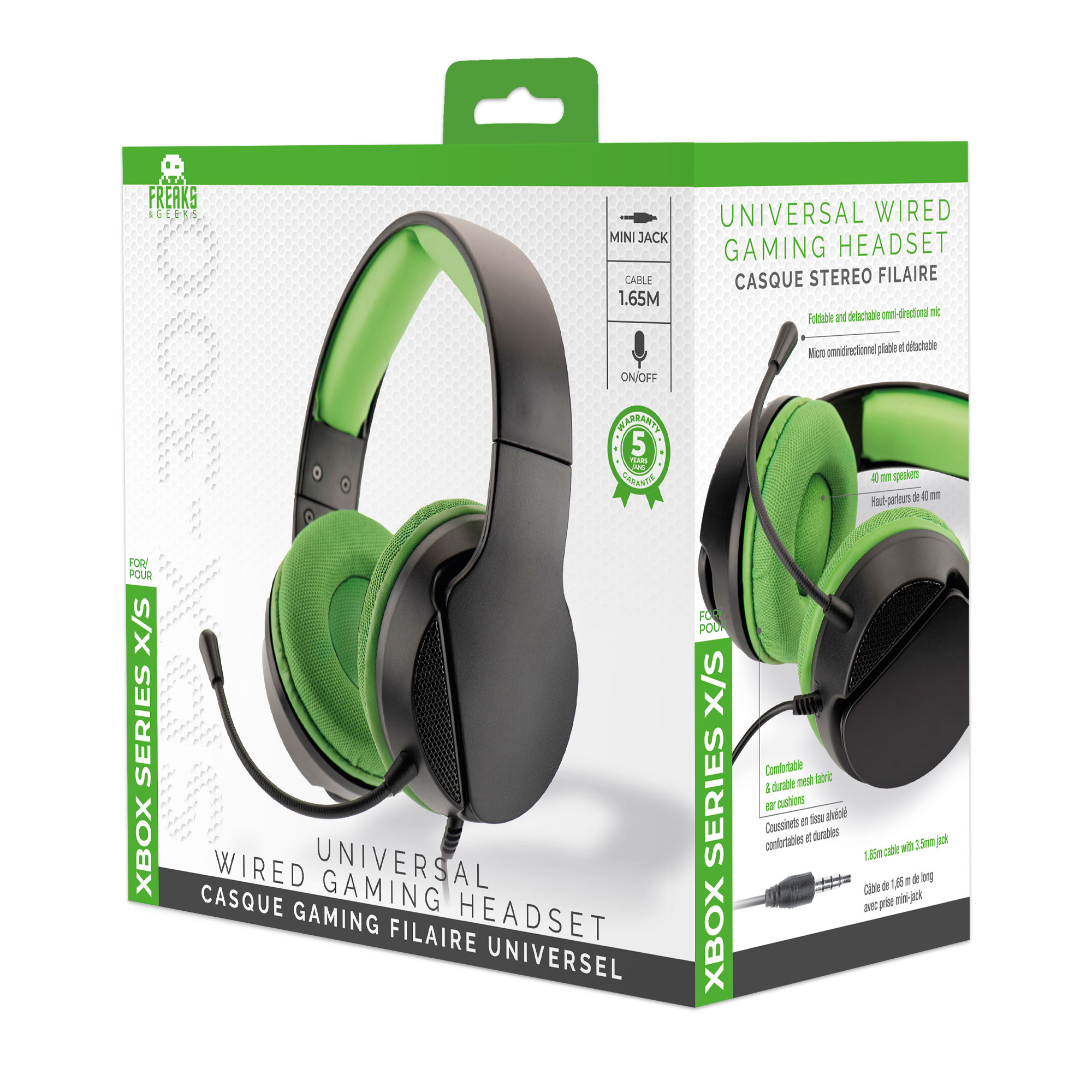 image principale pour Casque Xbox Series X/S / Universel SPX-300 - Vert et Noir