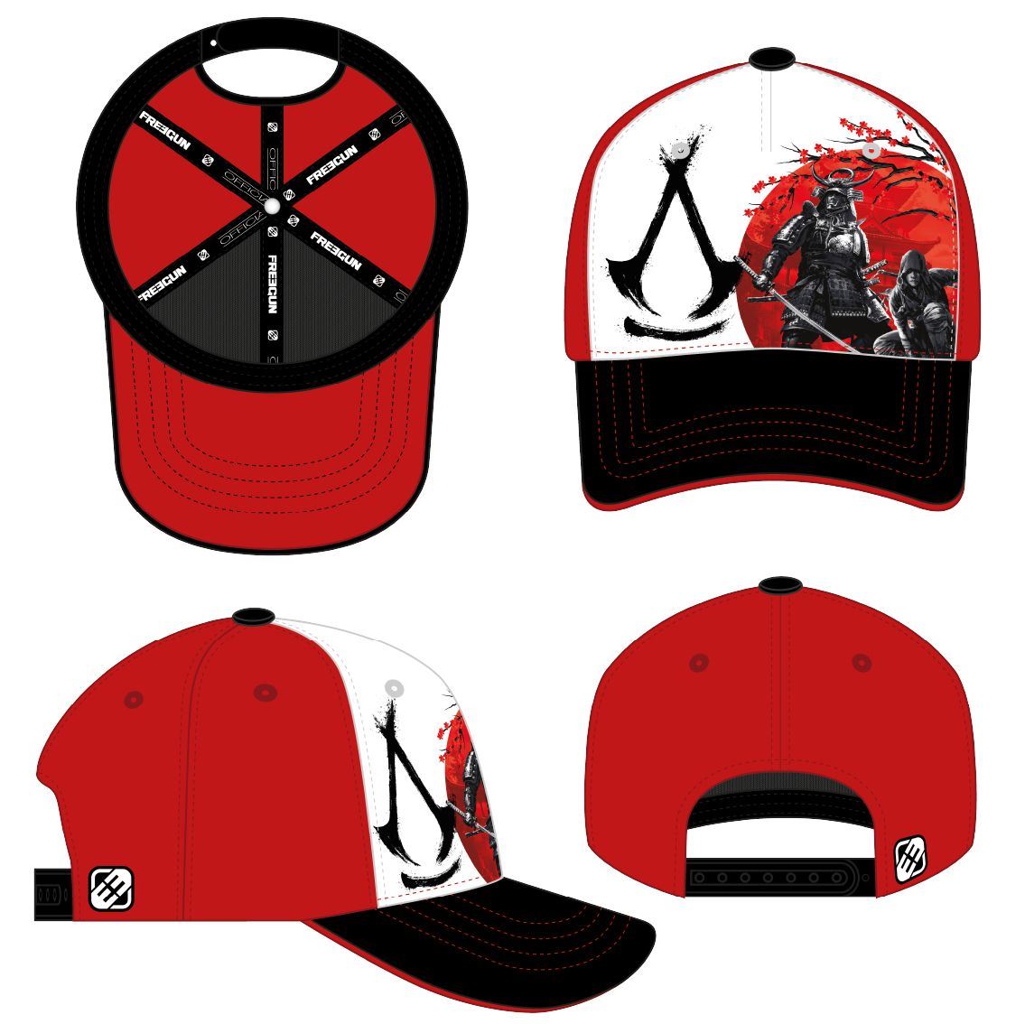 image principale pour Casquette Adulte Freegun – Assassin’s Creed Shadow Samuraî (Taille Unique)