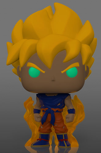 thumbnail secondaire #4 pour Dragon Ball Z - Funko POP 860 - Saiyan Goku (First) Glow