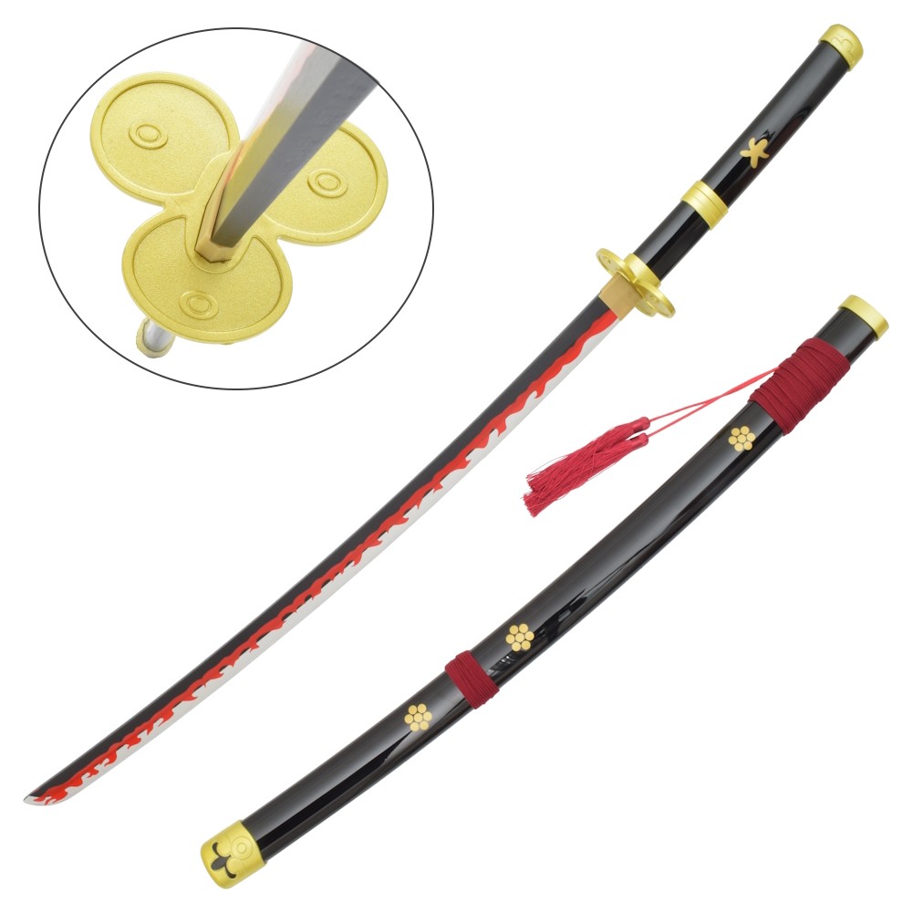 image principale pour Katana en Bambou - Inspiré du katana Enma de Zoro (One Piece)