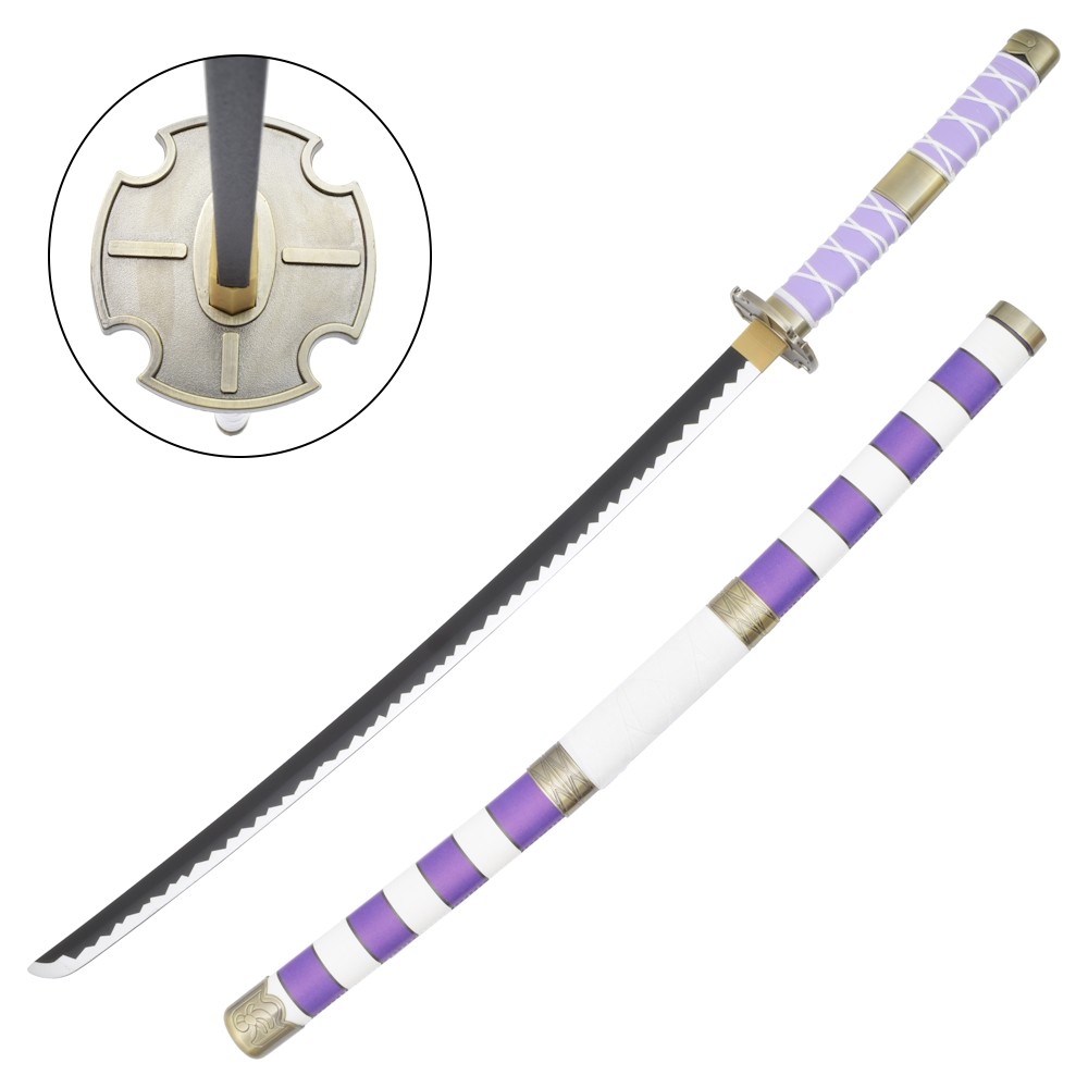 image principale pour Katana en Bambou - Inspiré du katana Nidai Kitetsu de Monkey de Luffy (One Piece)