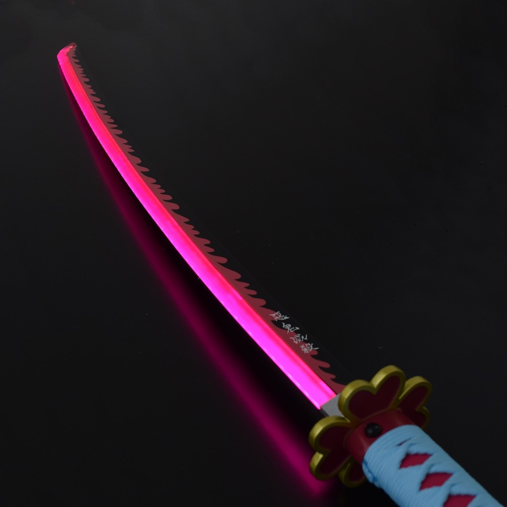 thumbnail secondaire #4 pour Katana Ornementale avec LED- Inspiré du Katana de Mitsuri Kanroji (Demon Slayer)