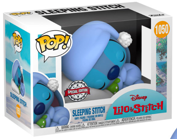 image principale pour Lilo&Stitch - Funko Pop 1050 - Stitch endormi (Édition spéciale)