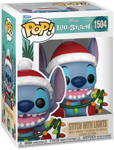 image principale pour Lilo&Stitch - Funko Pop 1504 Lilo&Stitch - Stitch avec guirlande