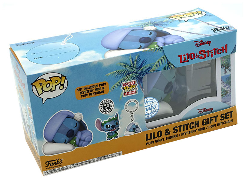 image principale pour Lilo&Stitch - Pack Cadeau Funko Pop 626 - Stitch (Funko, porte-clé et mini funko mystère)