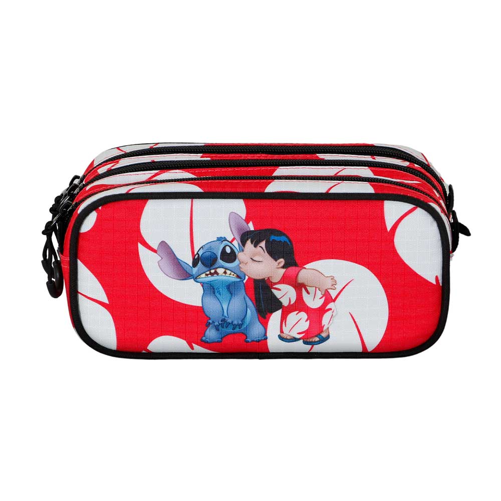 image principale pour Lilo&Stitch – Trousse triple–  Lilo et Stitch bisous