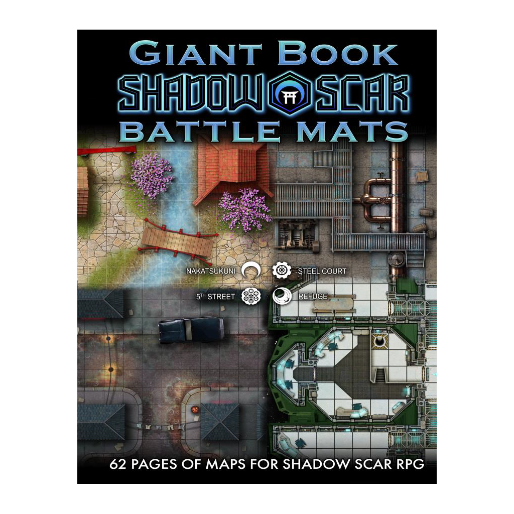 thumbnail secondaire #2 pour Livre plateau de jeu : Giant Book of Shadow Scar Battle Mats (A3)