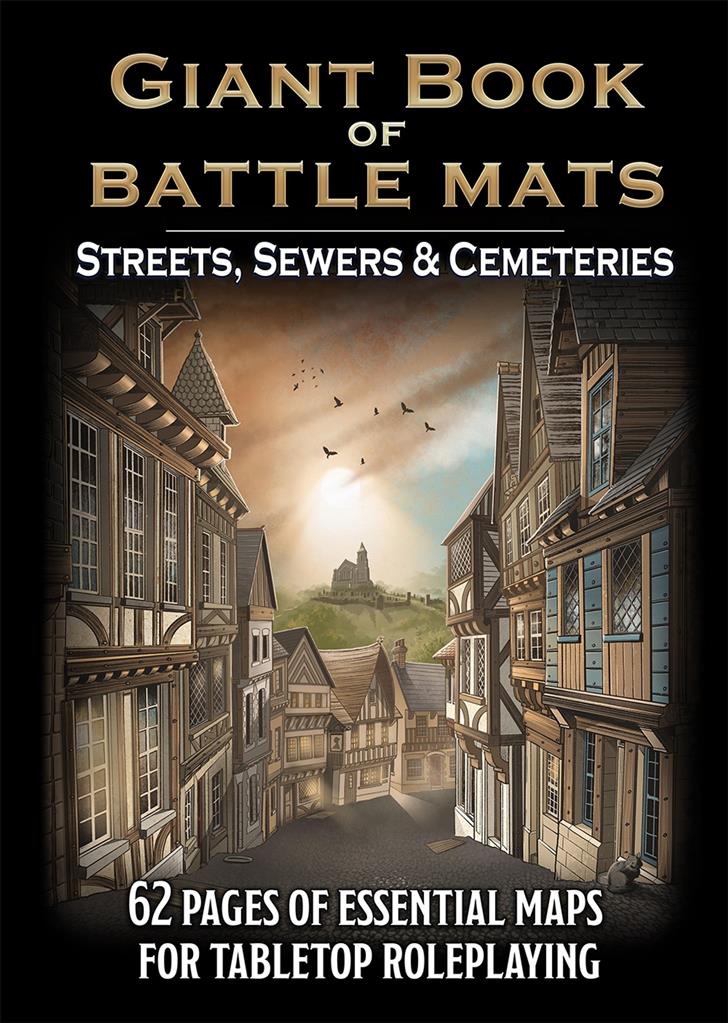 image principale pour Livre plateau de jeu : Giant Book of Streets Sewers & Cementeries (A3)