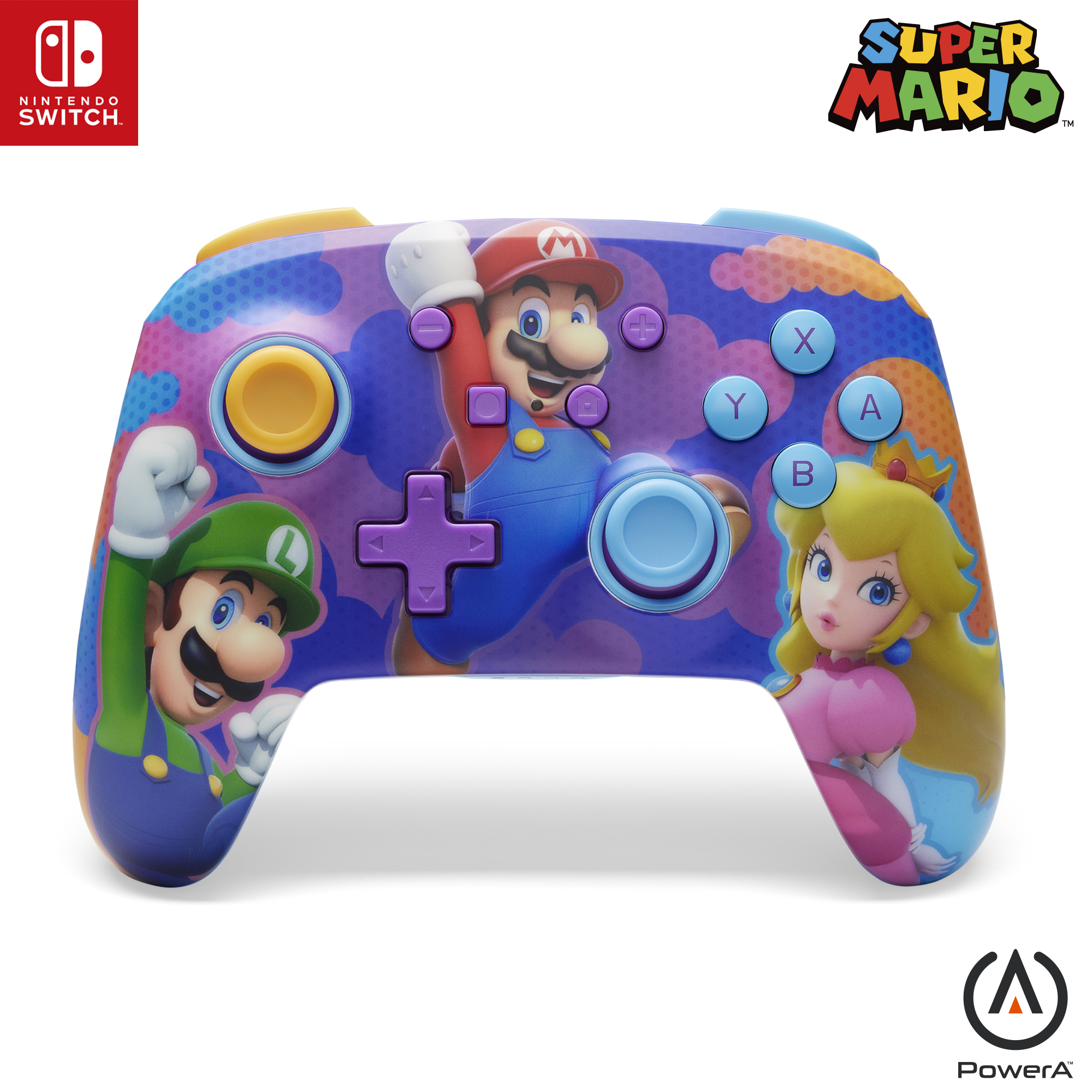 image principale pour Manette sans fil Améliorée pour switch- Mario- Color Splash Heroes  