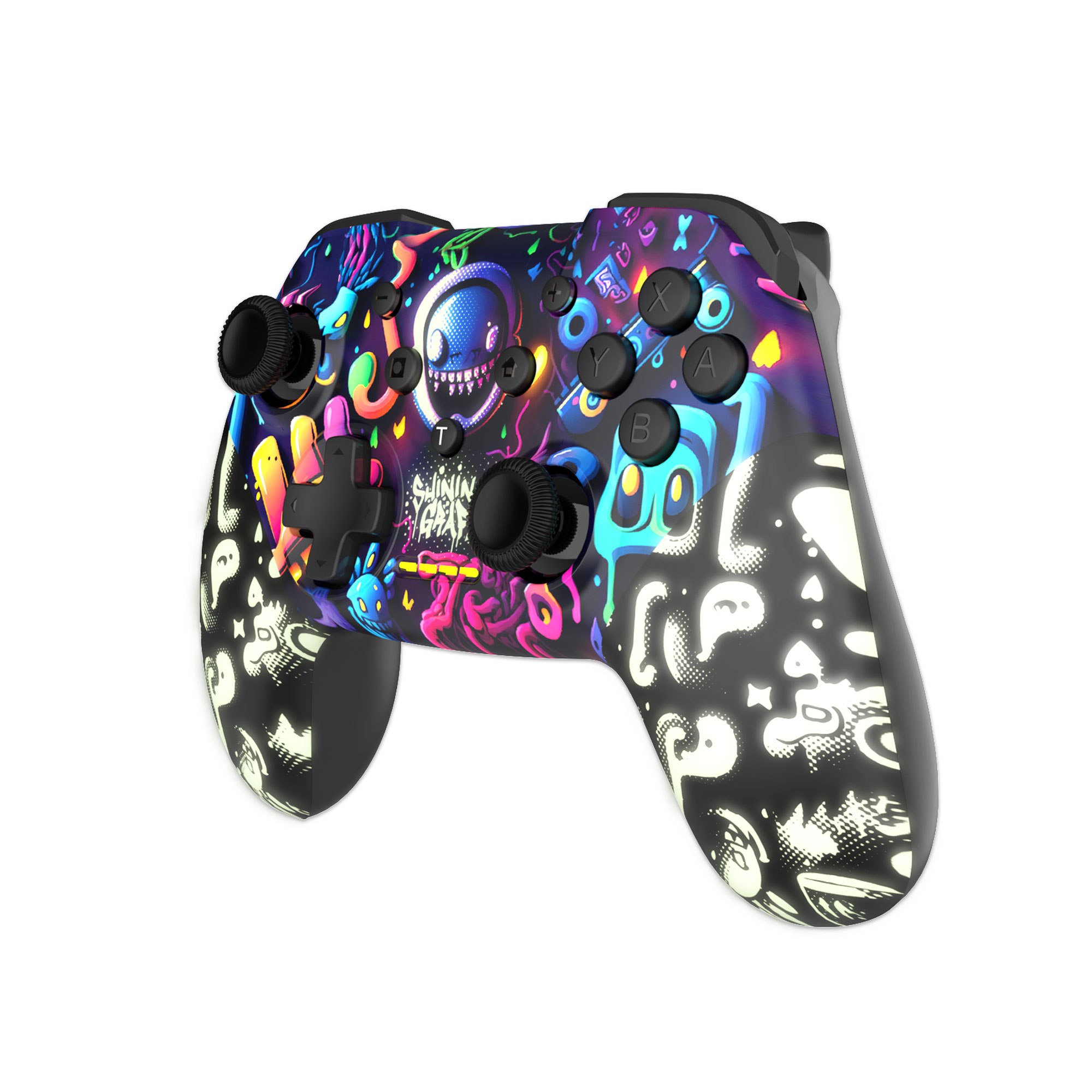 thumbnail secondaire #4 pour Manette Switch/PC Sans-fil - Shining Graff - Peinture Phosphorescente