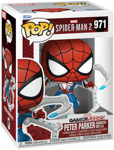 image principale pour Marvel - Funko Pop 971 -  SpiderMan 2 Peter Parker