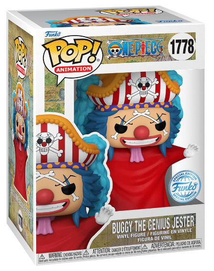 thumbnail secondaire #2 pour One Piece - Funko POP 1778 - Buggy Le bouffon génial (Aléatoire Edition Special)