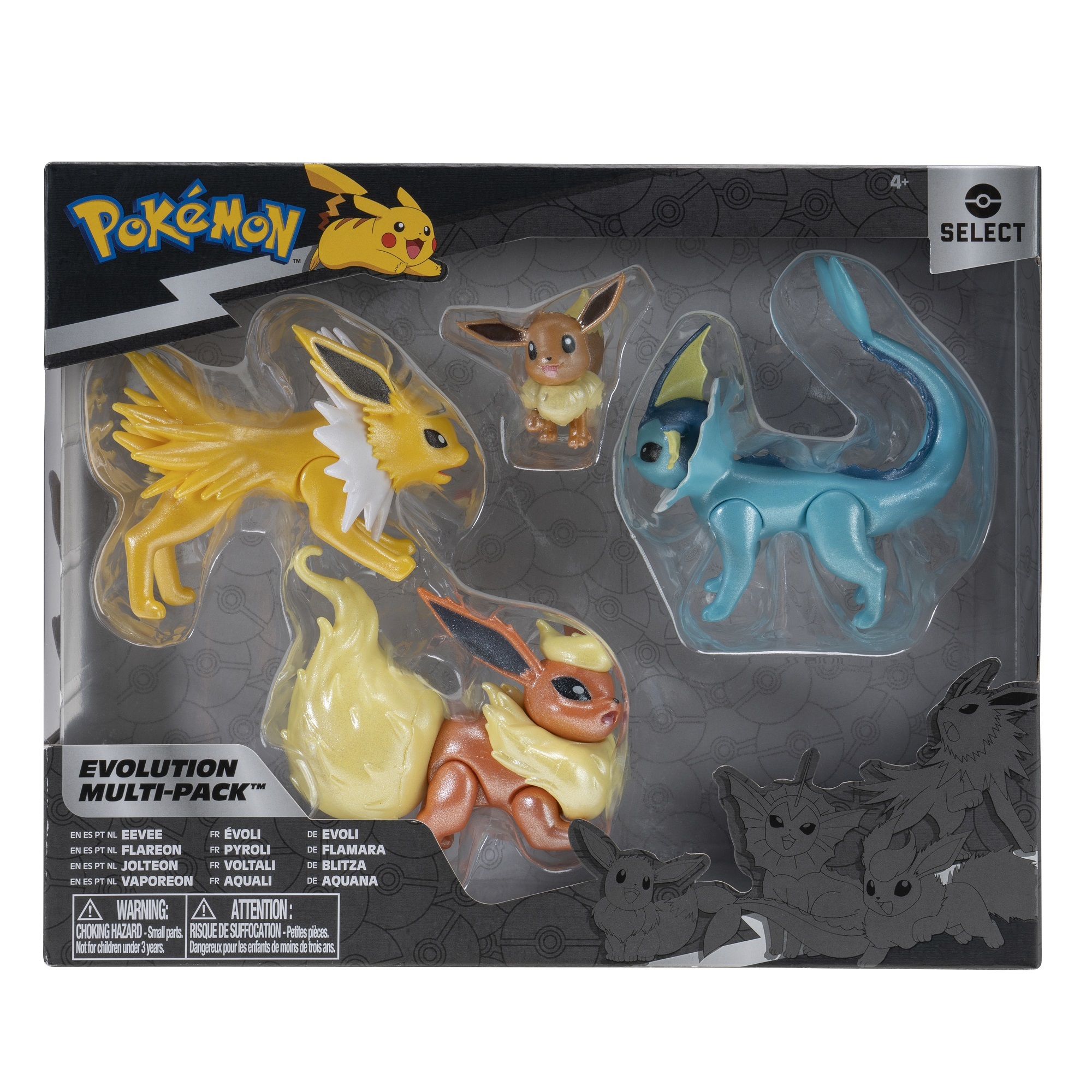 image principale pour Pokémon  - Evolution Multi-Pack Évoli, Pyroli, Voltali, Aquali