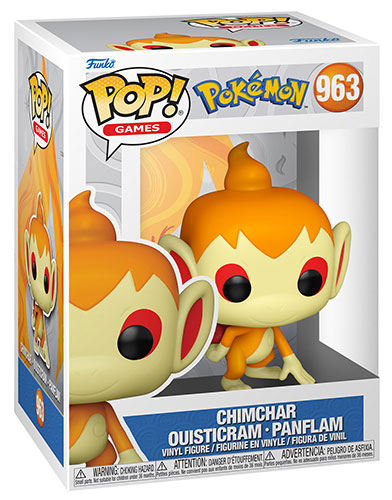 thumbnail secondaire #2 pour Pokémon- Funko POP 963 - Ouisticram (Chimchar)