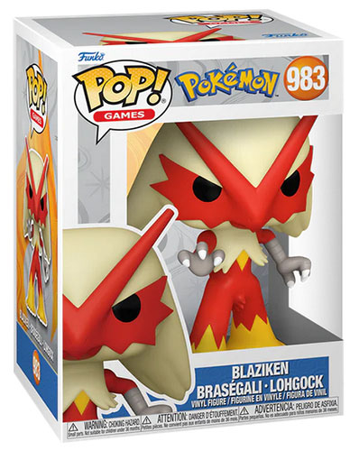 thumbnail secondaire #2 pour Pokémon- Funko POP 983 - Braségali 