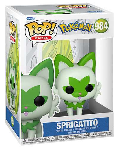 thumbnail secondaire #2 pour Pokémon- Funko POP 984 - Sprigatito