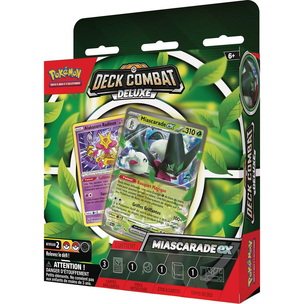 image principale pour Pokémon JCC - Deck Pokémon Combat Deluxe – Miascarade-Ex FR