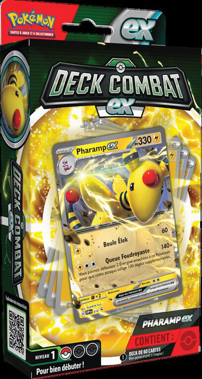 image principale pour Pokémon JCC - Deck Combat EX - Lucario/Pharamp (1 boite aléatoire) 