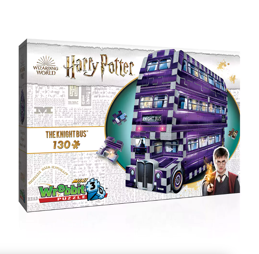 thumbnail secondaire #3 pour Puzzle 3D - Harry Potter- Magicobus(130 pièces)