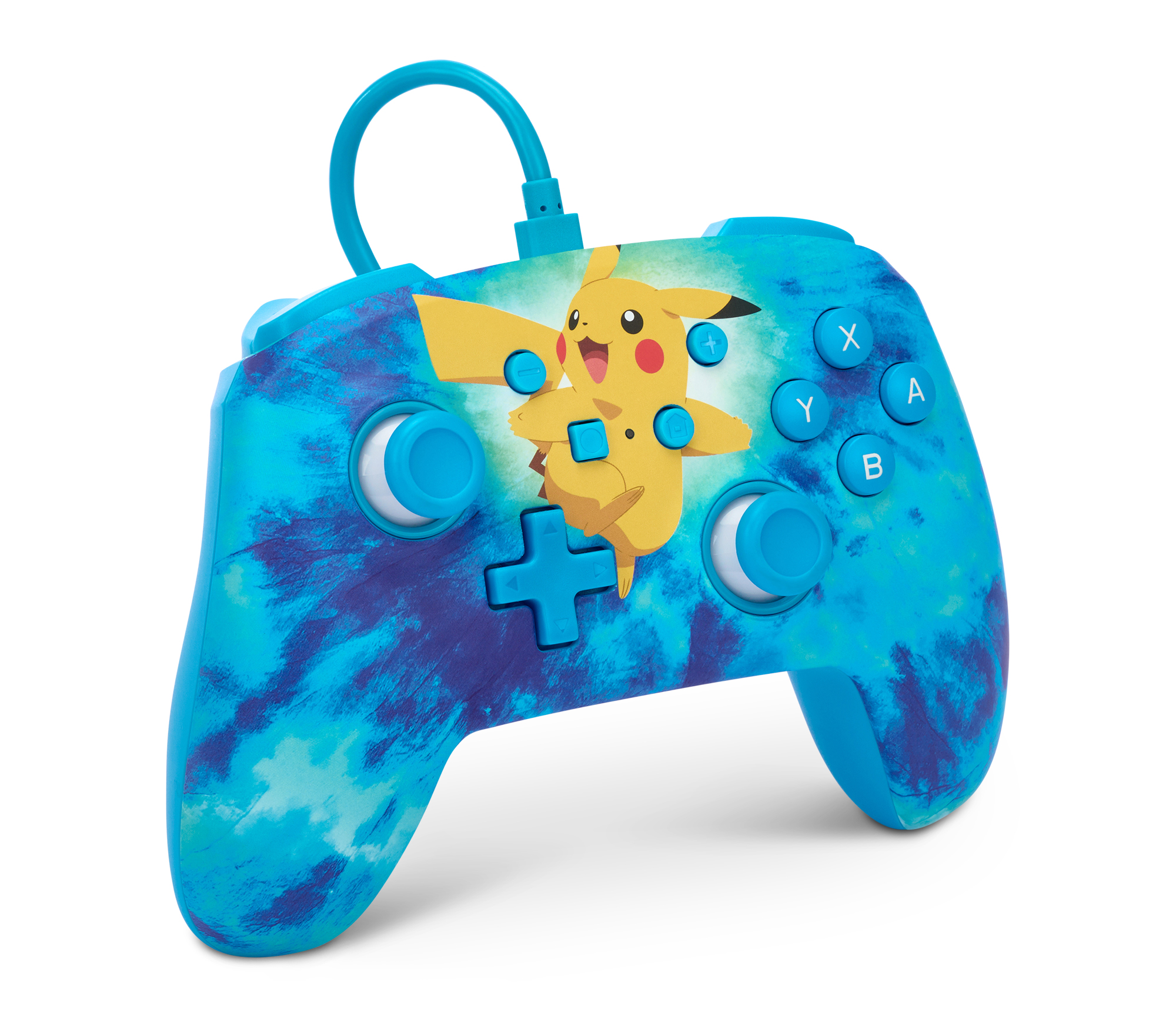 thumbnail secondaire #3 pour Manette Améliorée pour Switch- Pikachu Tie Dye