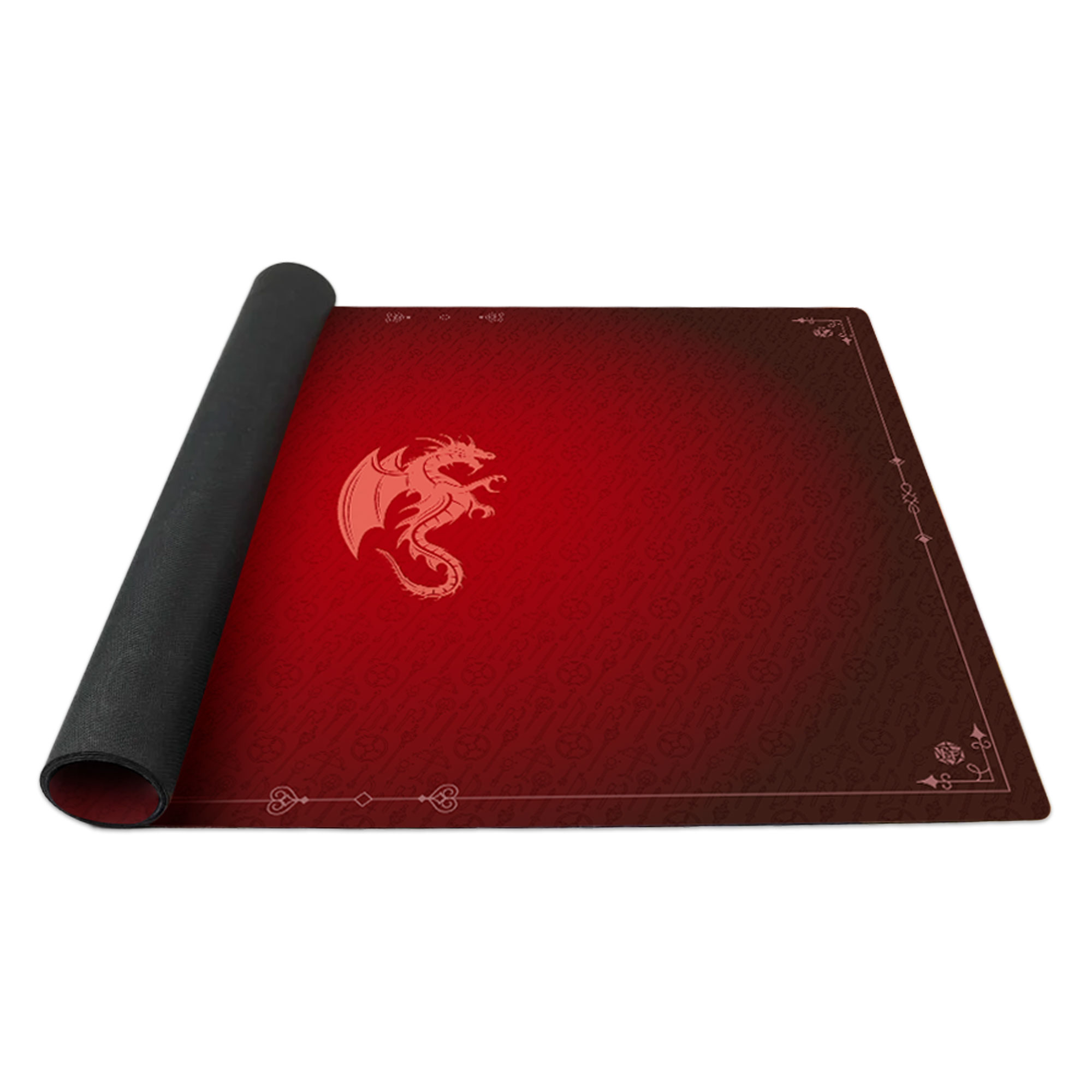 thumbnail secondaire #4 pour Tapis de Jeu Neoprene 90 x 70 cm Dragon Rouge Grenat