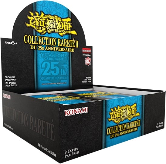  612049c : YU-GI-OH! JCC - Pack de 2 Boosters Collection Rarity du 25E anniversaire II(Tuckbox cartonné)