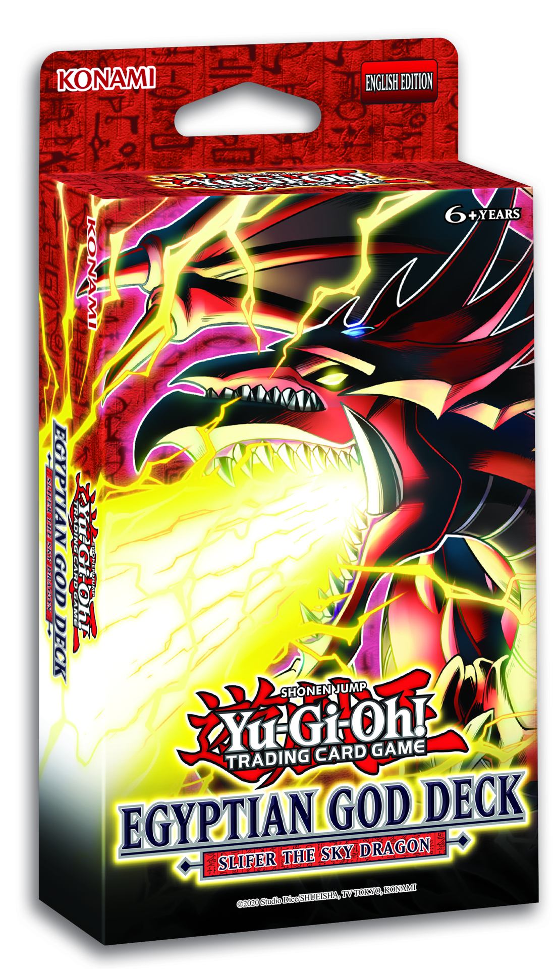 thumbnail secondaire #3 pour Yu-Gi-Oh! JCC-Display de Deck de réimpression des Dieux Égyptiens: Slifer, le Dragon Céleste - 8 Decks FR