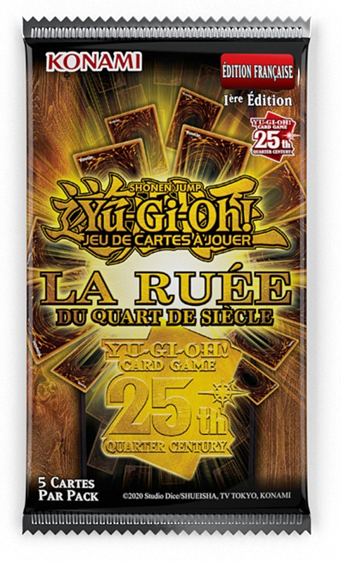 thumbnail secondaire #4 pour YU-GI-OH! JCC - Display de pack de booster La Ruée du Quart de Siècle (24 Boosters)