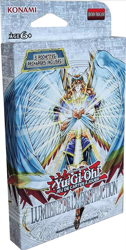 image principale pour Yu-Gi-Oh! JCC – FR Pack de 3 Boosters de réimpression Lumière de la Destruction (Blister cartonné)