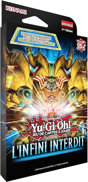 thumbnail secondaire #2 pour Yu-Gi-Oh! JCC – FR Pack de 3 Boosters L'Infini Interdit (Blister cartonné)