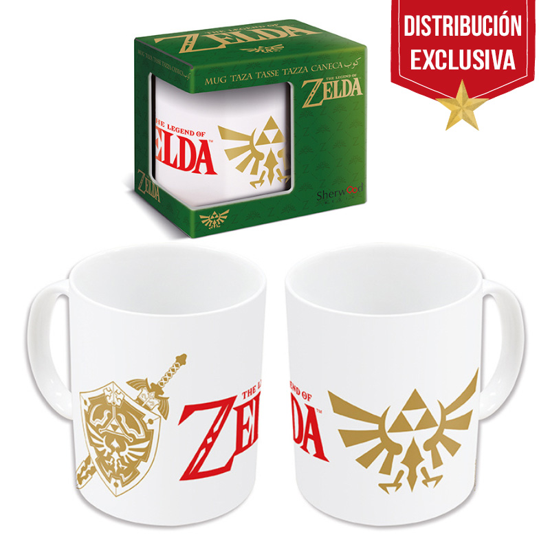 image principale pour Zelda - Mug 325ml - Deux boucliers