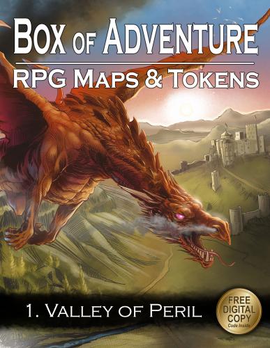 image Livre plateau de jeu : Box of Adventure - RPG Maps & Tokens 