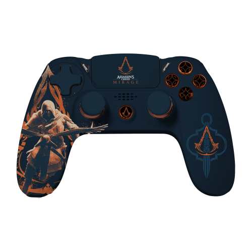 image Assassin's Creed Mirage - Manette Sans Fil PS4 - Prise Jack - Boutons Lumineux - Silh