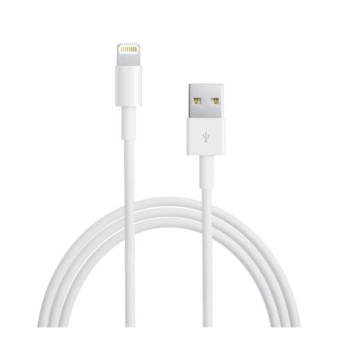 image Câble pour iPhone 1M - 2A - Blanc - Sans Emballage (VRAC) 