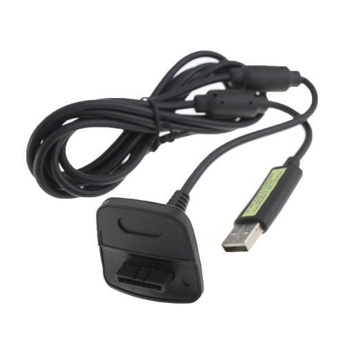 Câble Pour Manette Sans Fil XBOX360 Noir - Vrac