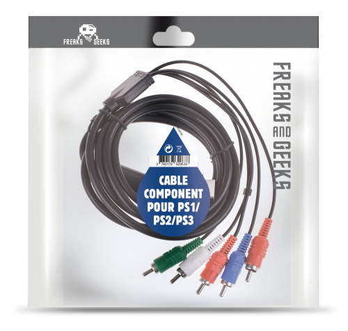 image Câble Video composante (Component) Pour PS2/PS3
