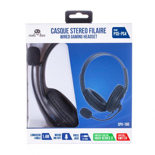 image Casque double SPX-100 PS5/PS4/XBOXONE/ SeriesX/ SWITCH + Mic
