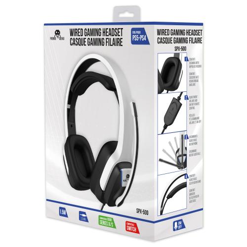 image Casque gaming filaire SPX-500 pour PS5 (compatible PS4, Series X/S...)