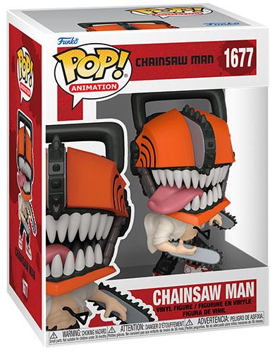 Chainsaw Man – Funko Pop 1677 – Chainsaw Man (avec chase aléatoire)