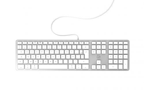 Clavier Filaire Pour Mac Mini Dual Dongle avec USB et USB- Type C