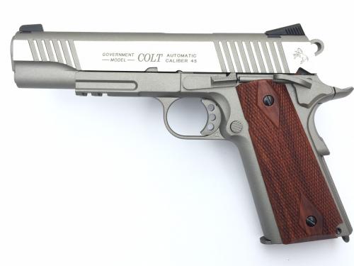 image Colt 1911 Rail Gun® CO2 Inox 6mm culasse mobile 17BB's 1,2j (co2)