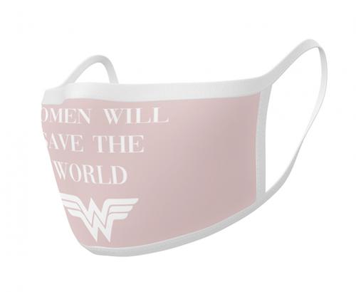 image DC Comics- Masque ajustable- Wonder Woman- Save the World- Lot de 2