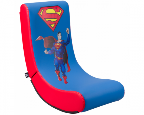 image DC COMICS-Fauteuil gamer à bascule Junior rouge et Bleu - SUPERMAN
