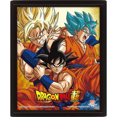 image Dragon Ball Z- Poster 3d lenticulaire- Friends or Rivals(26x20cm)
