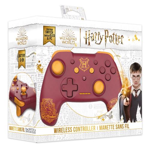 image Harry Potter - Manette Switch Sans Fil Câble 1M - Gryffondor - Rouge