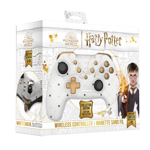 image Harry Potter - Manette Switch Sans Fil Câble 1M - Hedwige *EXCLU FRANCE* (emballage 