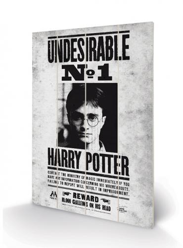 image Harry Potter- Tableaux en bois- Undesirable No1 - (40x59)